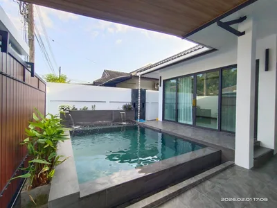 Private Saltwater Pool House for Rent in Chalong – Jacuzzi & Private Parking view 2