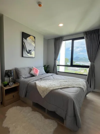 Corner Unit with Mountain View for Rent – The Cube Amaze Condominium Phuket view 1